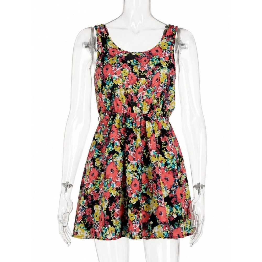 Ambiance‎ Apparel floral mini dress SKUW472